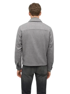 Overshirts<Tiger of Sweden Barnaby Zip Overshirt Grå