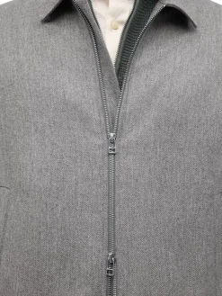 Overshirts<Tiger of Sweden Barnaby Zip Overshirt Grå