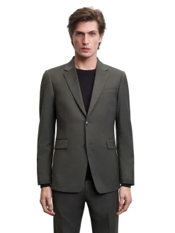 Dress<Tiger of Sweden Justins Travel Suit Blazer Dressjakke Mørkegrønn