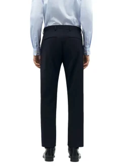 Dress<Tiger of Sweden Tenses Travel Suit Straight Pants Dressbukse Navy