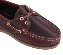 Sko<Timberland Classic Boat Shoe Burgundy Sko Burgunder