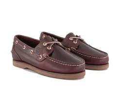 Sko<Timberland Classic Boat Shoe Burgundy Sko Burgunder
