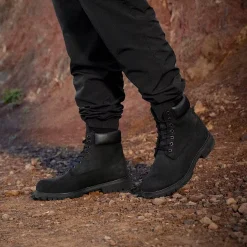Sko<Timberland Premium 6 Inch Lace Up Waterproof Boot Sko Sort