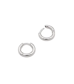 Tom Wood<Tom Wood Classic Hoop Small Silver Øredobber Sølv