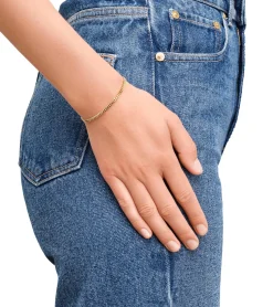 Tom Wood<Tom Wood Curb Bracelet M Armbånd Gull