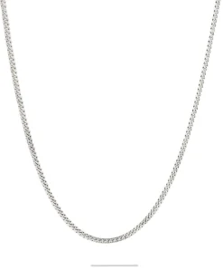 Tom Wood<Tom Wood Curb Chain M Silver 18inch Smykke Sølv