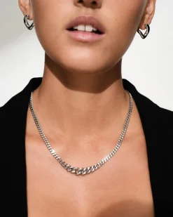 Tom Wood<Tom Wood Dean Hoops Øredobber Sølv