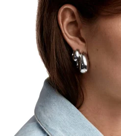 Tom Wood<Tom Wood Ice Hoop Large Øredobber Sølv