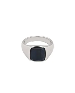 Tom Wood<Tom Wood Kay Ring Blue Hawk Eye Ring Sølv