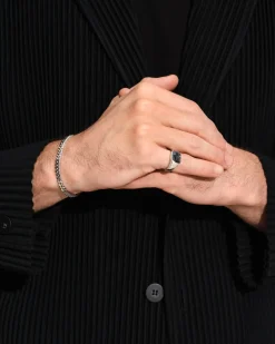 Tom Wood<Tom Wood Kay Ring Larvikite Ring Sølv