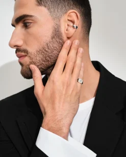 Tom Wood<Tom Wood Kay Ring White MOP Ring Sølv