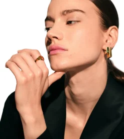 Tom Wood<Tom Wood Mini Cushion Gold Ring Gull