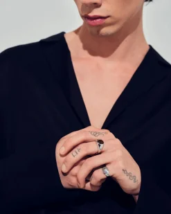 Tom Wood<Tom Wood Mini Cushion Ring Sølv