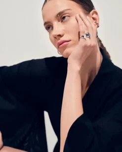 Tom Wood<Tom Wood Mini Oval Ring Sølv