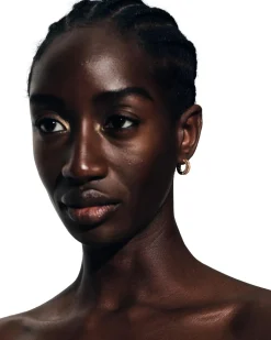 Tom Wood<Tom Wood Nova Hoops Small Gold Øredobber Gull