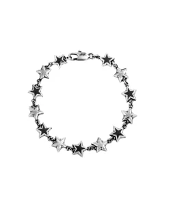 Twojeys<TwoJeys Black Enameled Stars Bracelet Armbånd Sølv / Sort
