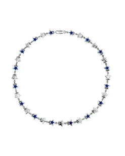 Twojeys<TwoJeys Blue Enameled Stars Necklace Smykke Sølv / Blå