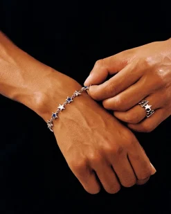 Twojeys<TwoJeys Blue Enameled Stars Bracelet Armbånd Sølv / Blå