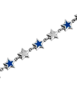 Twojeys<TwoJeys Blue Enameled Stars Bracelet Armbånd Sølv / Blå