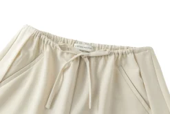 Bukser<Viktoria Chan Esha Wide Leg Trousers Bukse Beige