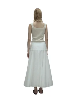 Skjørt<Viktoria Chan Gelene linen skirt Skjørt Hvit