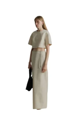 Skjørt<Viktoria Chan Mena Long Skirt Skjørt Beige