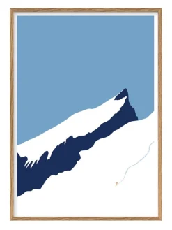 Kunst<Wallstories Vinterdag på Slogen Print