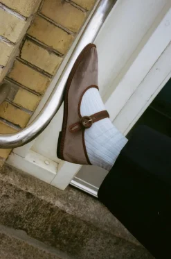 Sko<Yori Jomo Mary Jane Flats Velluto Sko Brun